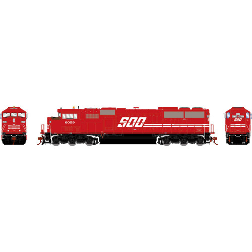 Athearn Genesis ~ HO Scale ~ SD60M Tri-Clops ~ Soo Line SOO #6059 ~ DC ~ 2341