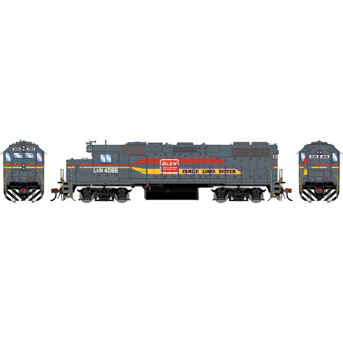 Athearn Genesis ~ HO Scale ~ GP38-2 ~ Family Lines System LN #4086 ~ DCC Sound ~ 2390