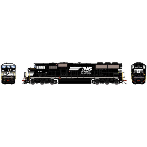 Athearn Genesis ~ HO Scale ~ SD60M Tri-Clops ~ Norfolk Southern NS #6811 ~ DC Version ~ 2344