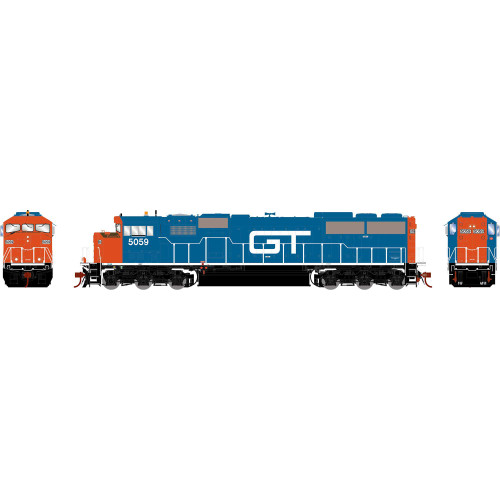 Athearn Genesis ~ HO Scale ~ SD60M Tri-Clops ~ Grand Trunk Western GTW #5059 ~ Legendary Liveries ~ DC ~ 2351