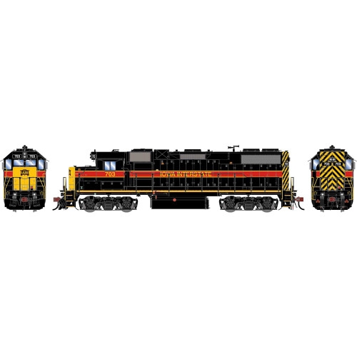 Athearn Genesis ~ HO Scale ~ GP38-2 ~ Iowa Interstate IAIS #703 ~ DCC Sound ~ 2689