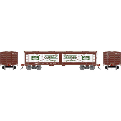 Athearn ~ HO Scale ~ 40' Pickle Car ~ Particular Pickles Inc. PPPX #1724 ~ 2196