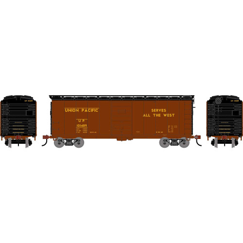Athearn ~ HO Scale ~ 40' Superior Door Box Car ~ Union Pacific UP #101489 ~ 2621