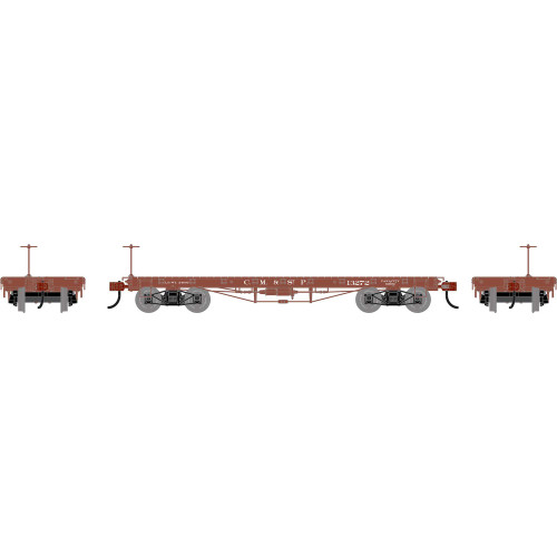 Athearn ~ HO Scale ~ 36' Flat Car ~ Milwaukee Road MILW #13272 ~ 3095