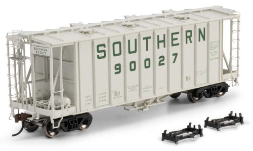 Athearn Genesis ~ HO Scale ~ GATC 2600 Airslide Covered Hopper ~ Southern Railway SOU #90027 ~ 2124