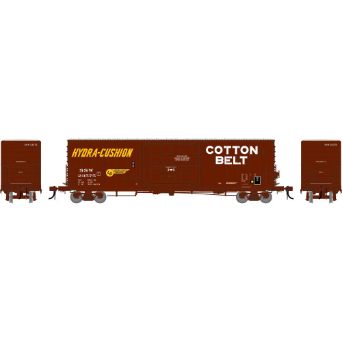 Athearn Genesis ~ HO Scale ~ 50' PC&F Box Car w/14' Plug Door ~ Cotton Belt SSW #23575 ~ 2219