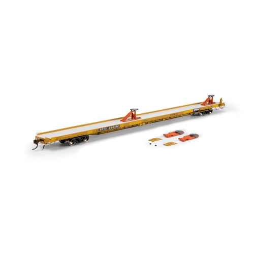 Athearn Genesis ~ HO Scale ~ F89-F Flat Car ~ Trailer Train WTTX #930102 Twin 45 ~ 2244