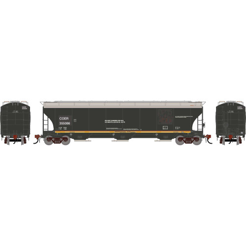 Athearn Genesis ~ HO Scale ~ Trinity 5161 Covered Hopper ~ Crab Orchard & Egyptian COER #355086 ~ Primed For Grime ~ 2494
