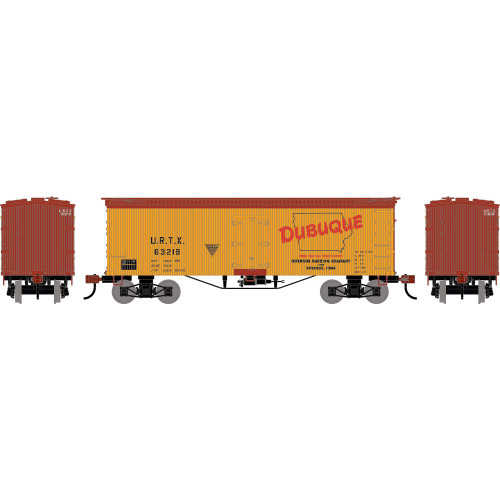 Athearn Roundhouse ~ HO Scale ~ 36' Wooden Reefer ~ Sioux City Dressed Beef URTX #63219 ~ 3047