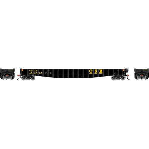 Athearn ~ HO Scale ~ 65' Mill Gondola ~ CSX CSXT #490587 ~ 1948