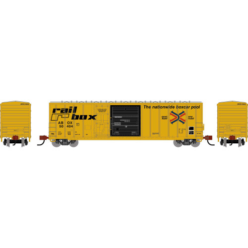 Athearn ~ N Scale ~ 50' FMC 5277 Combo Door Box Car ~ Railbox ABOX #50404 Early ~ 2171