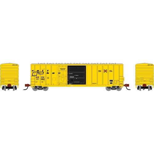 Athearn ~ N Scale ~ 50' FMC 5277 Combo Door Box Car ~ Railbox ABOX #51080 Late ~ 2174