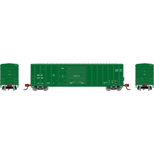 Athearn ~ N Scale ~ 50' FMC 5277 Combo Door Box Car ~ Minnesota, Dakota & Western MDW #13009 ~ 2181