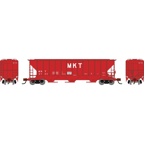 Athearn ~ N Scale ~ PS 4427 Covered Hopper ~ Missouri-Kansas-Texas MKT #9790 ~ 2387