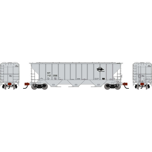 Athearn ~ N Scale ~ PS 4427 Covered Hopper ~ Missouri Pacific MP #712056 ~ 2389