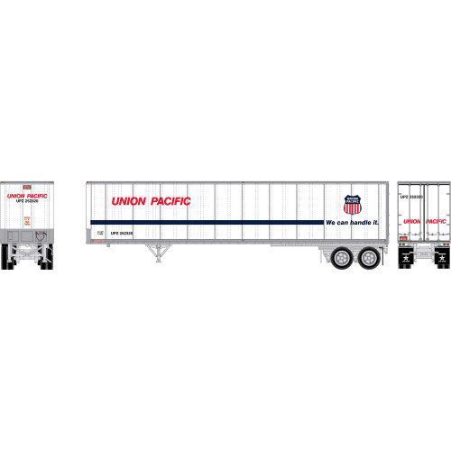 Athearn ~ HO Scale ~ 45' Fruehauf Z-Van Trailer Smooth Side ~ Union Pacific UPZ #252320 ~ 2605