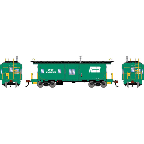 Athearn ~ HO Scale ~ Bay Window Caboose ~ Penn Central PC #24035 ~ 3161