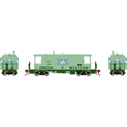 Athearn Genesis ~ HO Scale ~ ICC CA-11 Caboose w/Lights ~ Oneida & Western OWTX #9999 ~ 1452