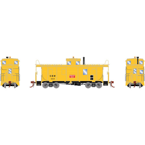 Athearn Genesis ~ HO Scale ~ ICC Cupola Caboose w/Lights ~ Green Bay & Western GBW #112 ~ 1953