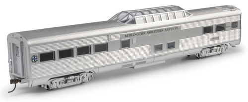 Athearn Roundhouse ~ HO Scale ~ Streamline Dome Car ~ BNSF #35 Canyon View ~ 3525