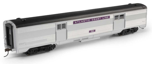 Athearn Roundhouse ~ HO Scale ~ Streamline Baggage Car ~ Atlantic Coast Line ACL #154 ~ 3536