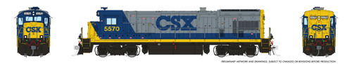 Rapido artwork - CSX B30-7 #5570