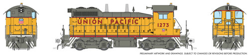 Rapido artwork - Union Pacific UP #1273 SW10