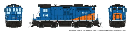 Rapido artwork - Savage Alberta Railway #7102 SW1200RSm Sweep
