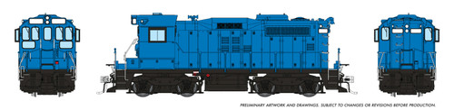 Rapido artwork - Industrial Blue (Painted, Unlettered) SW1200RSm Sweep