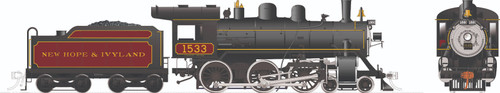 Rapido artwork - New Hope & Ivyland NHRR #1533 H-6-g 4-6-0