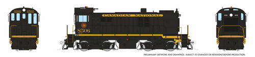 Rapido ~ HO Scale ~ MLW S-13 ~ Canadian National CN #8506 ~ Delivery Scheme ~ DCC Sound ~ 36509