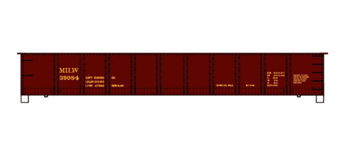 Accurail ~ HO Scale ~ 41' Midwest Steel Gondola ~ Kit ~ Milwaukee Road MILW #39084 ~ 82002