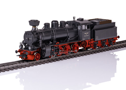 Märklin ~ HO Scale ~ AC 3-Rail ~ Class 56.34-35 Steam Locomotive ~ DRB ~ DCC Sound ~ 38270