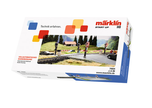 Märklin ~ HO Scale ~ AC 3-Rail ~ Start up ~ C Track Automatic Grade Crossing ~ 74924