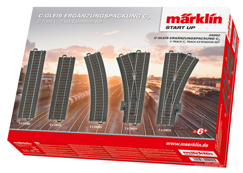 Märklin ~ HO Scale ~ AC 3-Rail ~ Start up ~ C Track C2 Extension Set ~ 24902