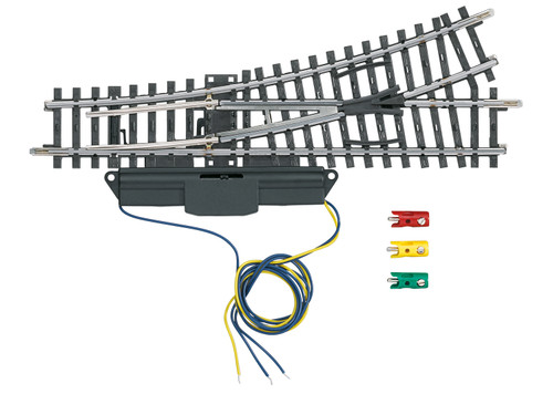 Märklin ~ HO Scale ~ AC 3-Rail ~ K Track Turnout ~ Left ~ Electric ~ 2262