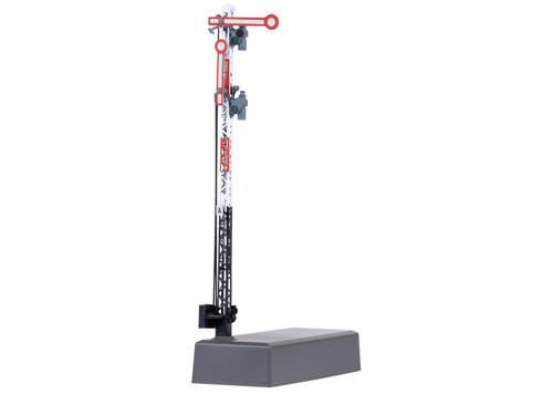Märklin ~ HO Scale ~ DRG Semaphore Home Signal ~ 2 Arms ~ Lattice Mast ~ Hp0/Hp1/Hp2 ~ 70416