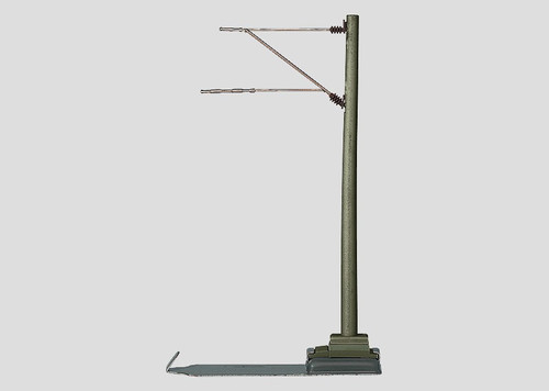 Märklin ~ HO Scale ~ Catenary Concrete Mast ~ 5 Pieces ~ 74103