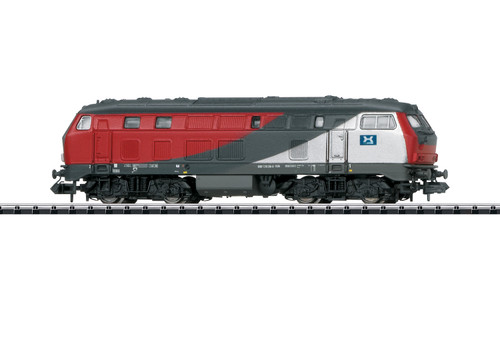 Trix ~ N Scale ~ Class 218 Diesel Locomotive ~ Heros Rail Rent #218 256-6 ~ DCC Sound ~ 16822