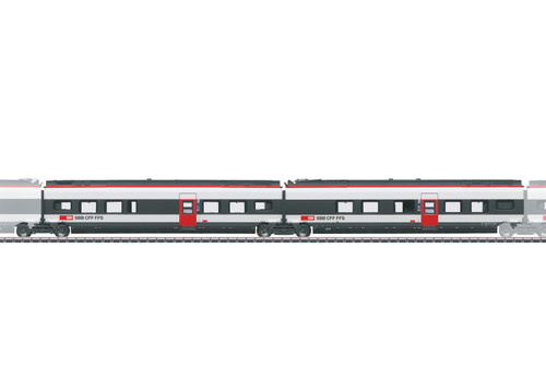 Märklin ~ HO Scale ~ AC 3-Rail ~ Class RABe 501 Giruno Add-On Car Set 1 ~ SBB ~ 2 Cars ~ 43461