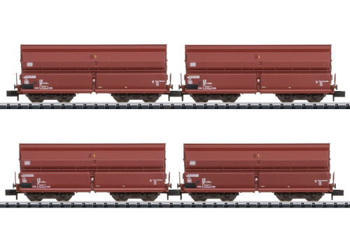 Trix ~ N Scale ~ Type Tal 963 Dump Car Set ~ DB ~ 4 Cars ~ 18271