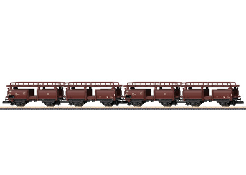 Märklin ~ Z Scale ~ Type Laae 540 Auto Transport Car Set ~ DB ~ 2 Double Units ~ 86234