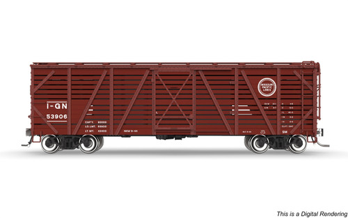 Broadway Limited ~ HO Scale ~ 40' Wood Stock Car ~ Missouri Pacific MP #53906 ~ Cattle Sounds ~ 10696