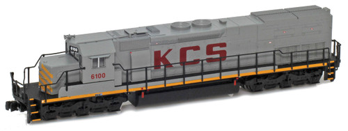 American Z Line ~ Z Scale ~ EMD SD40T-2 ~ Kansas City Southern KCS #6104 ~ DC Version ~ 64105-2