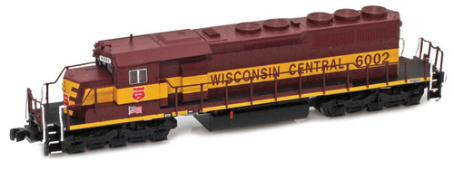 American Z Line ~ Z Scale ~ EMD SD40-2 ~ Wisconsin Central WC #6002 ~ DC Version ~ 64213-1