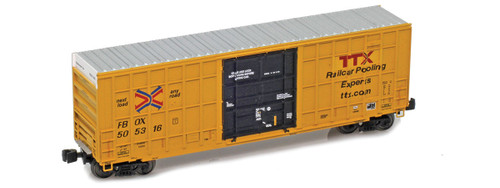 American Z Line ~ Z Scale ~ 50' FBOX Box Car ~ TTX #505244 ~ 905601-1
