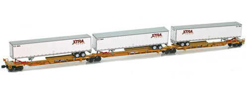 American Z Line ~ Z Scale ~ Trinity RAF 53C Spine Car Set ~ 3 Units ~ TTAX #355010 ~ 905230-1