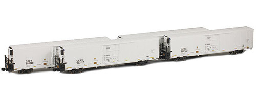 American Z Line ~ Z Scale ~ Trinity 64' Reefer ~ 4-Pack ~ CEFX ~ 904007-1