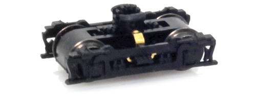 American Z Line ~ Z Scale ~ RS3 Complete 2 Axle Truck w Coupler Black ~ 640XX-AF3606B