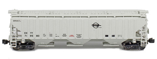 American Z Line ~ Z Scale ~ PS-2 Covered Hopper ~ Chicago Heights Terminal Transfer CHTT #719674 ~ 91932-2